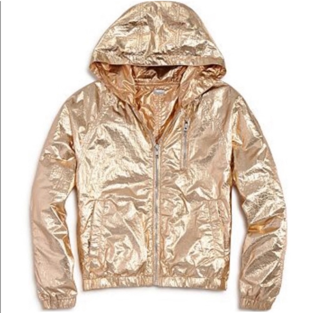 BLANKNYC Preteen/Kids Windbreaker Reversible Rose Gold / Gold Size L